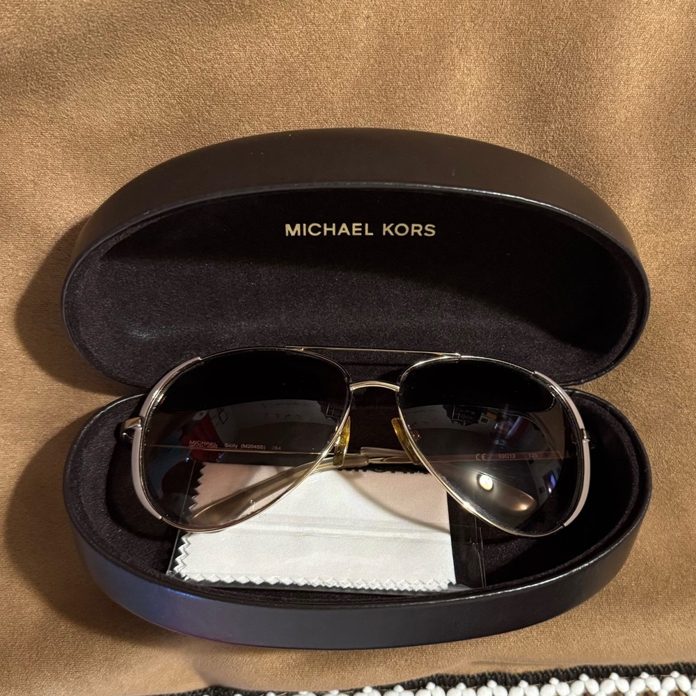 Michael Kors Aviator Sunglasses
